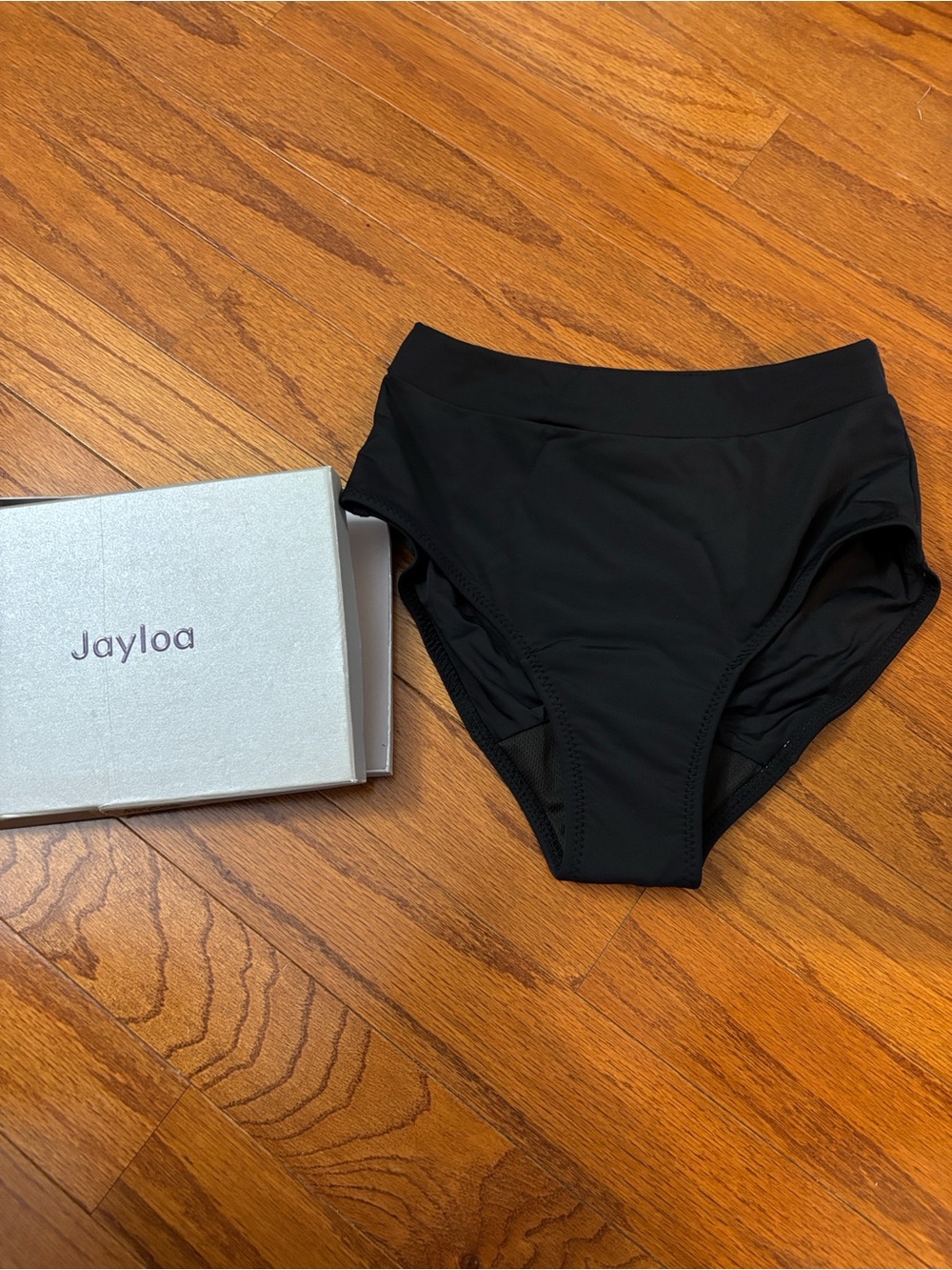 Women's Black High-Waist Bikini Menstrual Swimwear